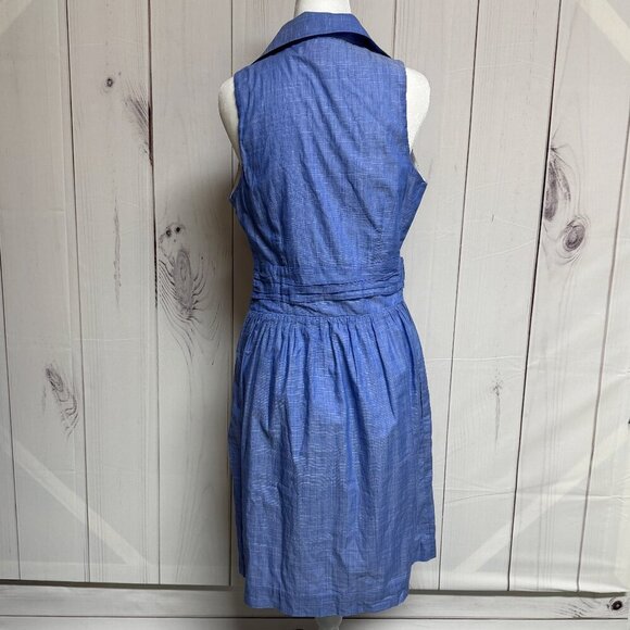 Lilly Pulitzer Essie Dress Size 10 Sleeveless, Ruffles, Blue Style 17183 EUC!!! - Picture 2 of 14